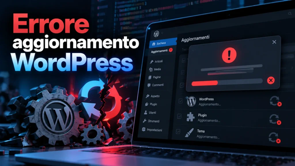 Errore aggiornamento WordPress