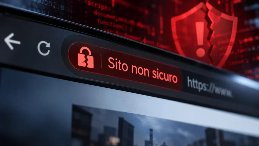 Sito non sicuro