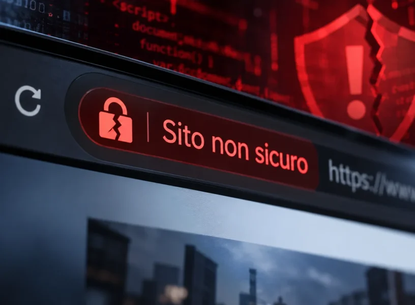 Sito non sicuro