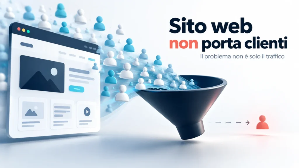 Sito web non porta clienti