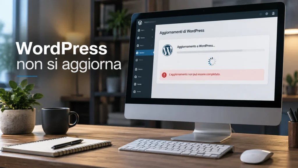 WordPress non si aggiorna