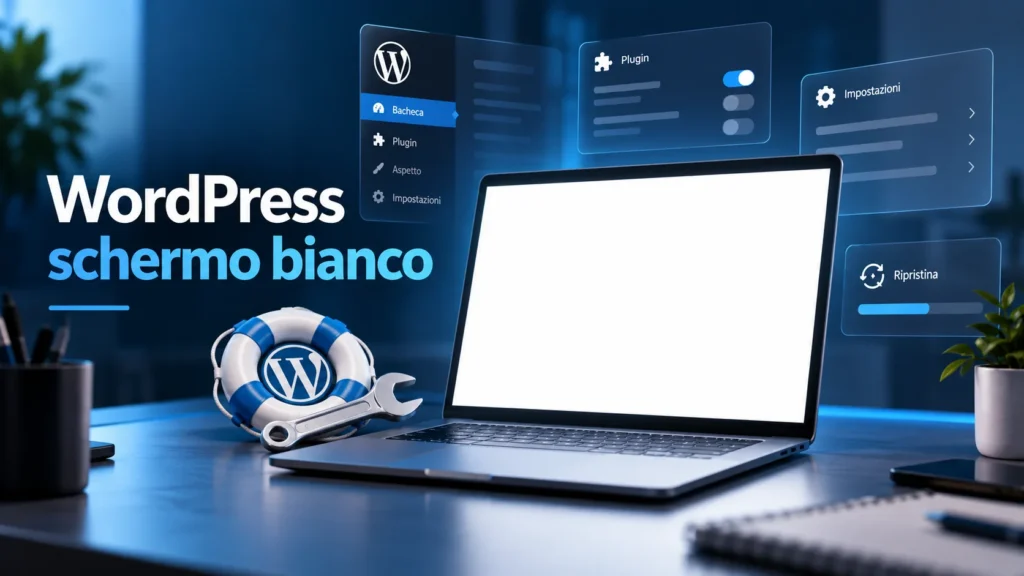 WordPress schermo bianco